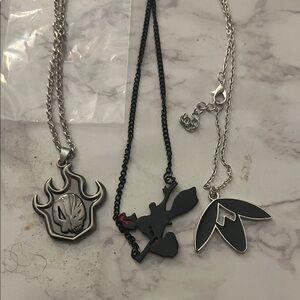 Bulk lot of 42 new Anime type Necklaces